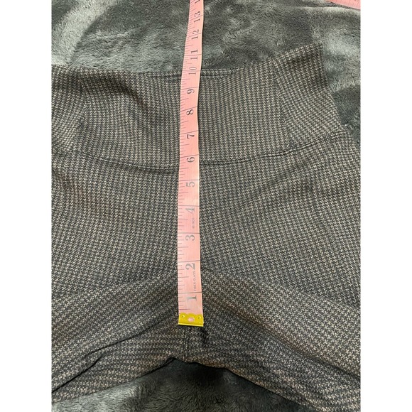 Athleta Delancey Houndstooth Tights Leggings Pants Brown Black XXS - Picture 9 of 11